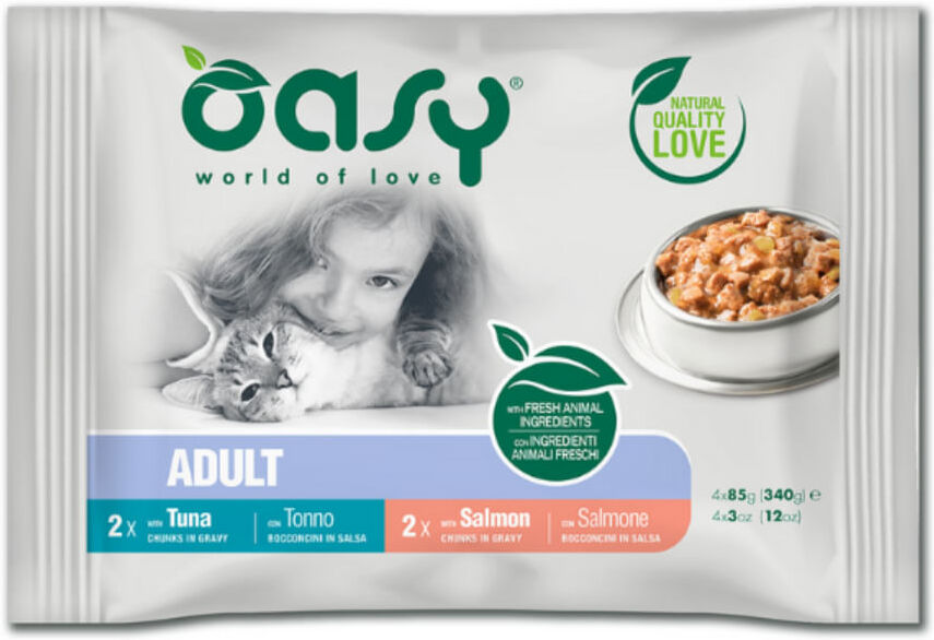 Oasy Cat Busta Multipack 4X85G MIX PESCE