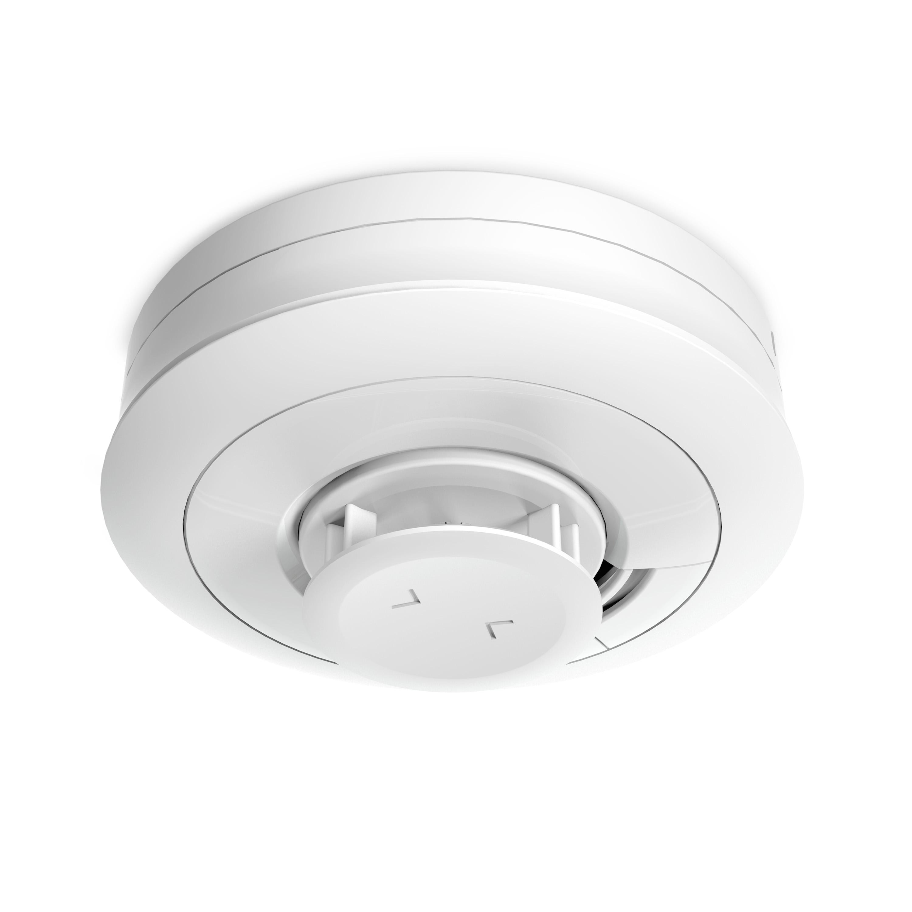 Ei Electronics Ei630W Wärmewarnmelder, Hitzewarnmelder mit Temperatursensor (58 °C) für Küche und Bad, optional funkvernetzbar, weiß Ei630W-3XD