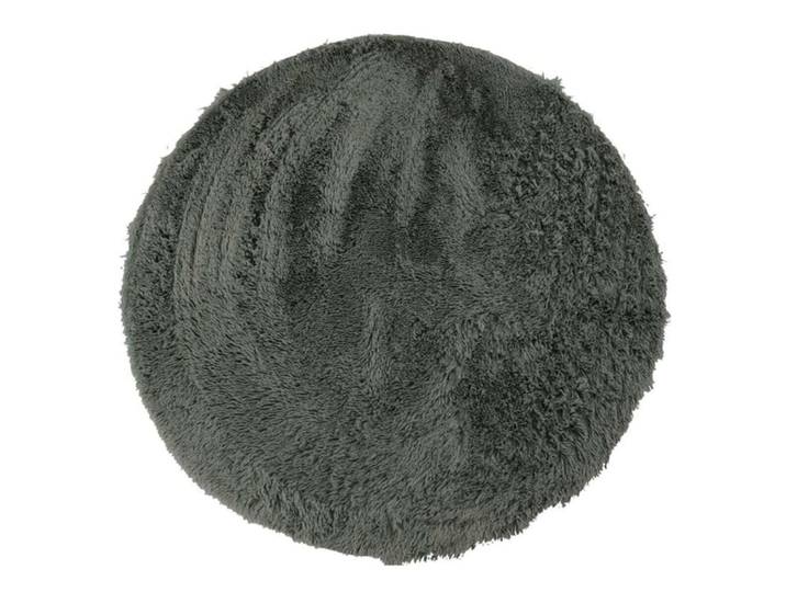 Tapis à base fine et souple extra doux gris foncé diam.160