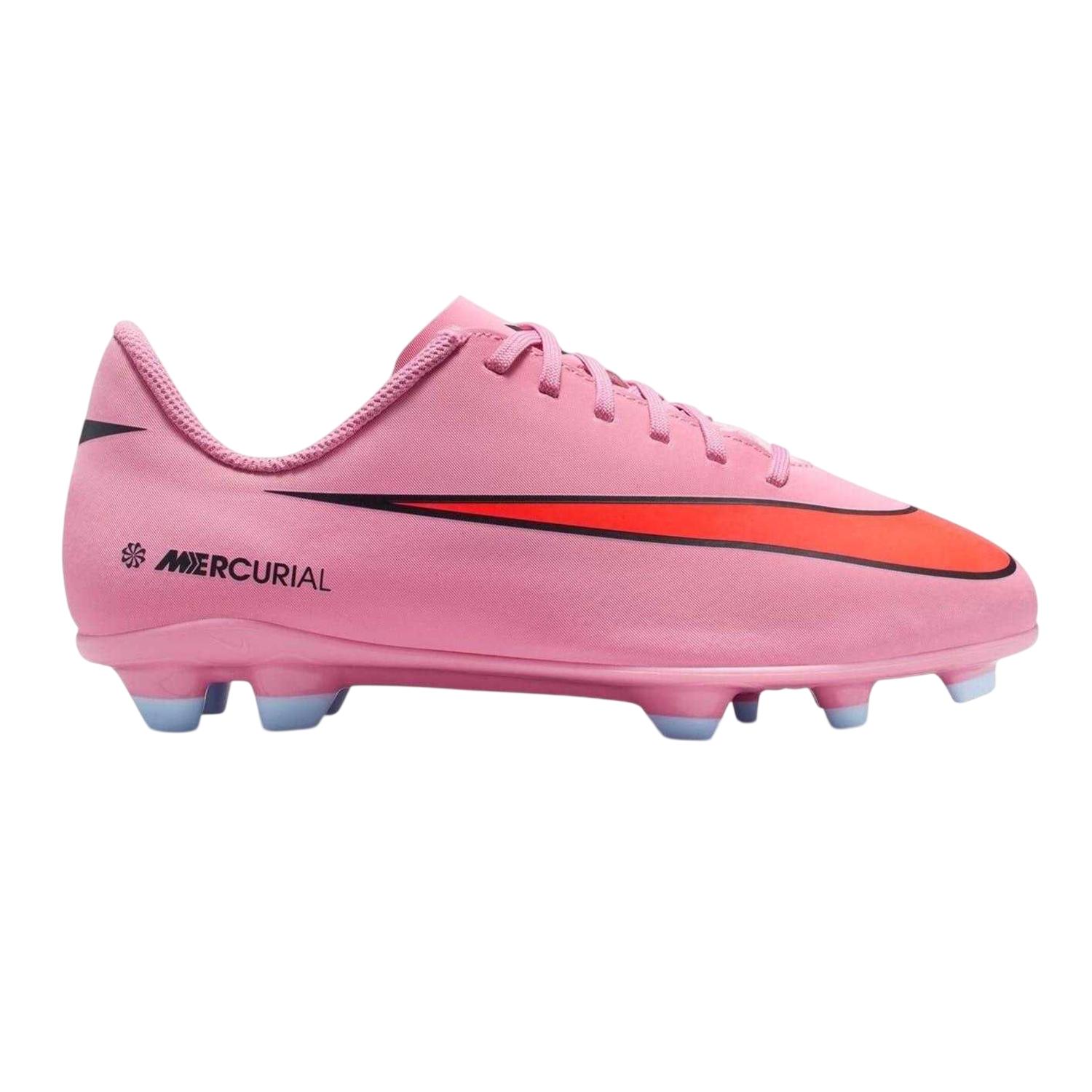 Nike - "Vapor" Fußballschuhe mit festem Boden für Kinder (Pink/Schwarz)