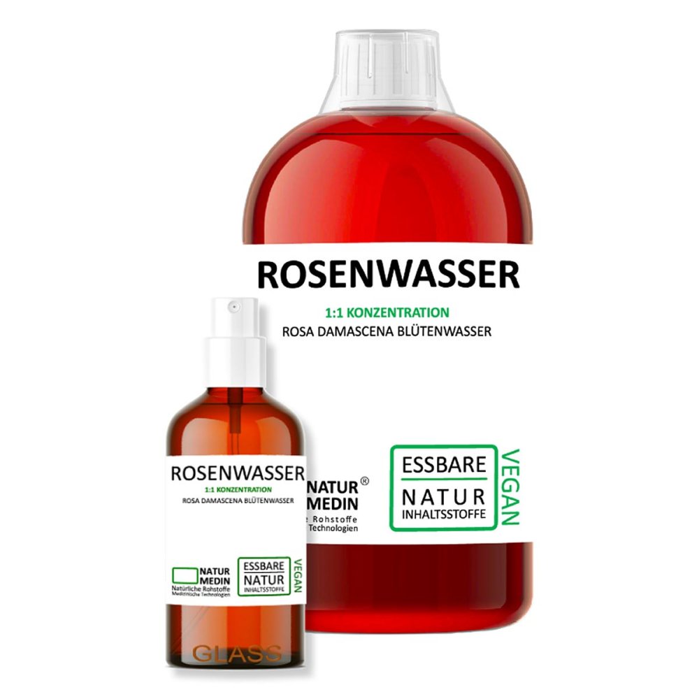 Falkengold GmbH Naturmedin Rosenwasser 1000 ml + 100 ml 08107060