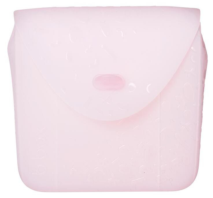 b.box siliconen broodtrommel - roze