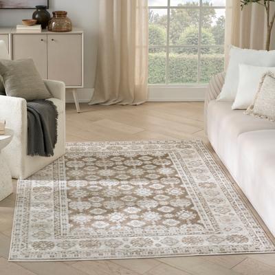 Nourison Dekor Indoor only Geometric High-Low Pile Area Rug