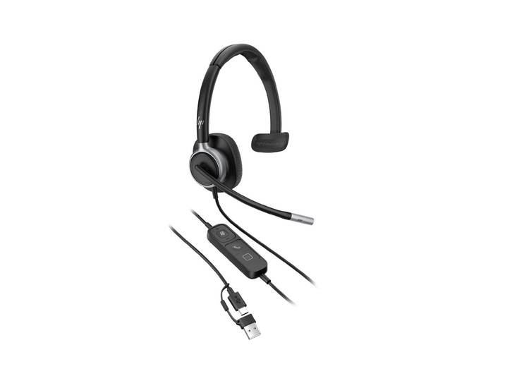 HP Poly Micro-casque filaire Mission 615 Mono - Connexion USB-C/A