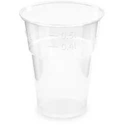 Trinkbecher (PLA) klar Ø102mm 0,5L