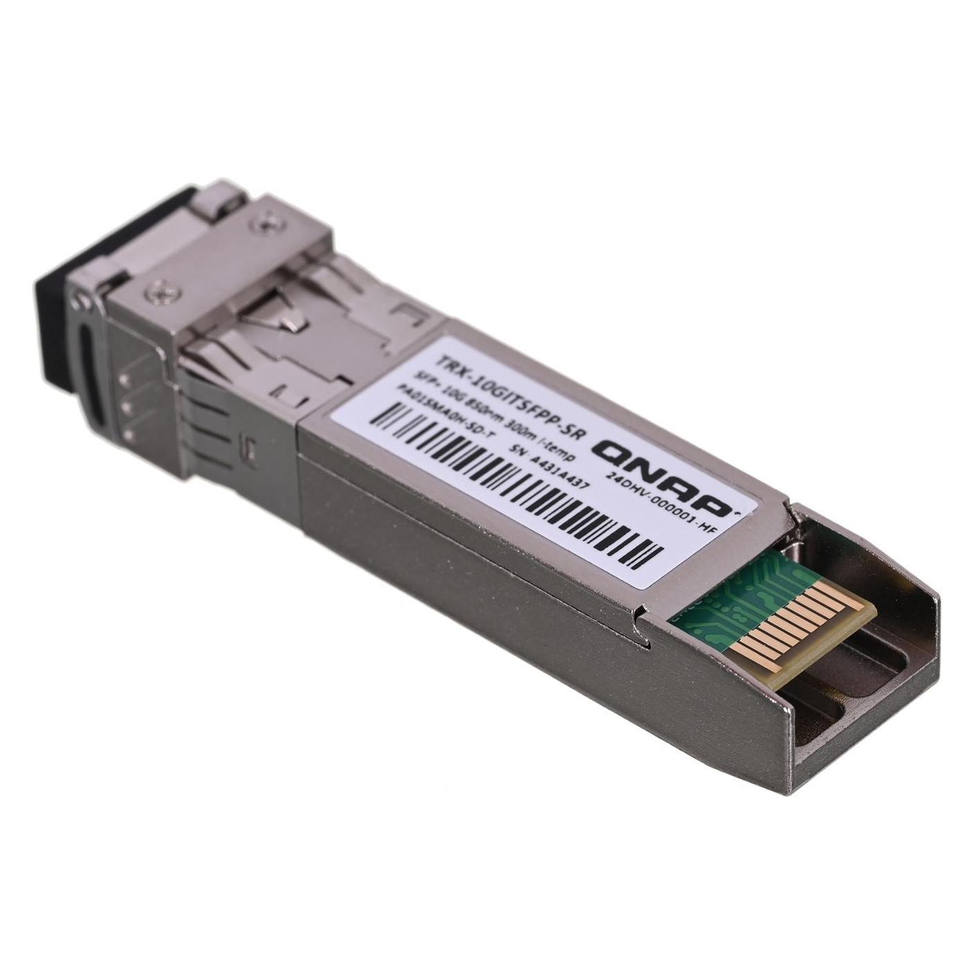 QNAP TRX-10GITSFPP-SR Transceiver 10GBASE-SR wide temp range (TRX-10GITSFPP-SR)