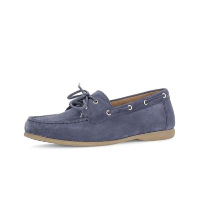 Mokassin GABOR "Mokassin", Damen, Gr. 37,5, blau, Schuhe Mokassin
