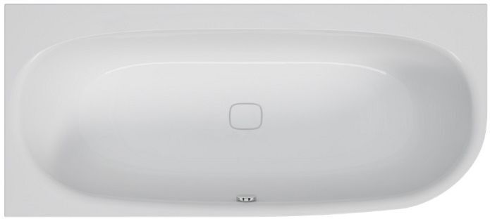 Hoesch iSENSI Eck-Badewanne 3813.010 170x75cm, links, weiß