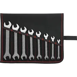 FORMAT Maulschlüssel Set 6-22mm 8-teilig in Rolltasche DIN3110