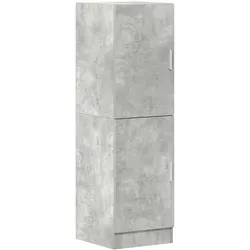 vidaXL Küchenschrank Betongrau 38x41,5x131,5 cm Holzwerkstoff