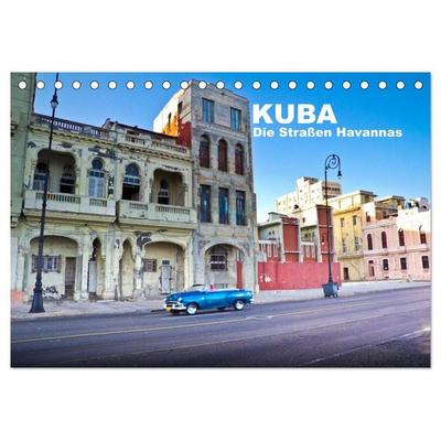 Kuba - Die Straßen Havannas (Tischkalender 2027 DIN A5 quer), CALVENDO Monatskalender