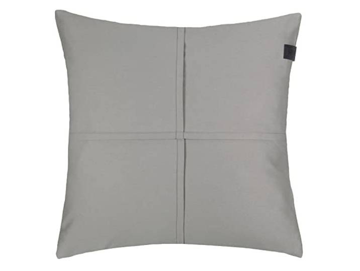 Schöner Wohnen Kollektion Kissenbezug Soft - Kissenbezug 38x38 Baumwolle - Dekokissen grau - Kissenbezug ohne Füllung - Sofakissen waschbar pflegeleicht