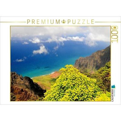 CALVENDO Puzzle Na Pali Coast 1000 Teile Puzzle quer | 1000 Teile Lege-Größe 64 × 48 cm Foto-Puzzle für glückliche Stunden