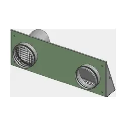 Viessmann Kombi-Außenwanddurchführung Vitoair FSI ? DN 160 ? Achsabstand 250 mm ...