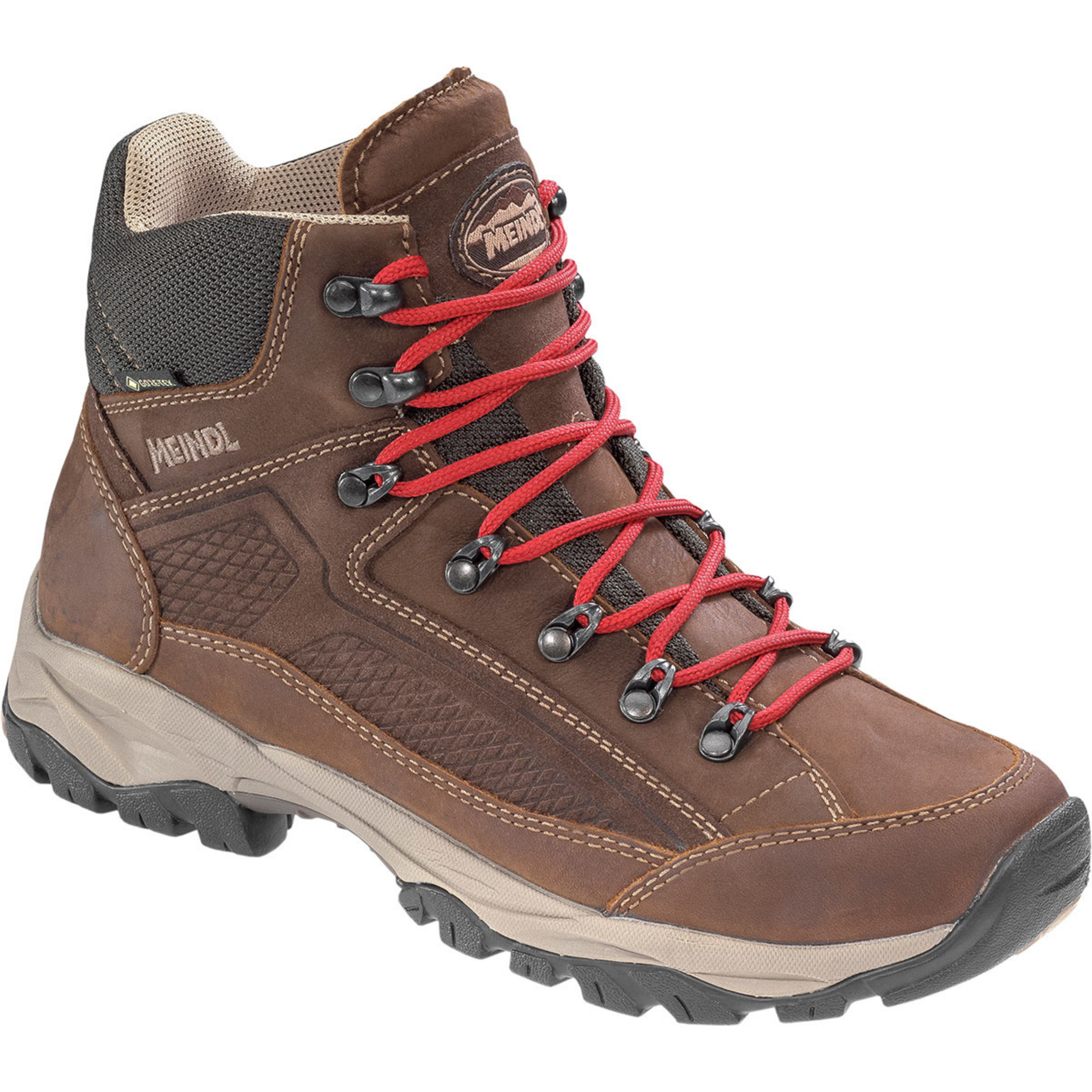 Meindl Baltimore GTX Damen Wanderschuhe braun Größe 41 Camping Wasserdicht