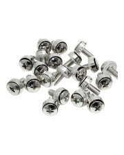 StarTech.com M6 x 12mm Mounting Screws for Server Racks 100 Pack Schrauben-Kit Packung mit (CABSCREWSM62)