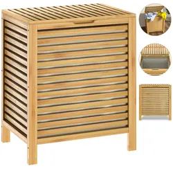 Casaria Casaria Wäschekorb Bambus 62l 61 x 51 x 36cm braun