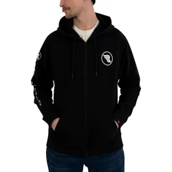 Riding Culture RC6009, Kapuzenjacke - Schwarz/Weiß - XXL