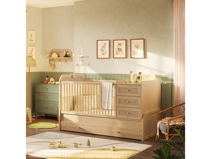 Babybett Loof Umbaubar