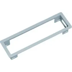 Bachmann 317.000 POWER FRAME Einbaurahmen 3fach weissaluminium RAL9006 317000