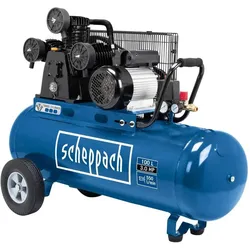 Scheppach, Kompressor, Dreifachzylinder-Kompressor (100 l, 10 Bar)