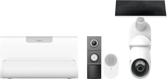 TP-Link Tapo C660 Solar Kit met D235 Smart Battery, Bedrade Deurbel en H500 CentralHub