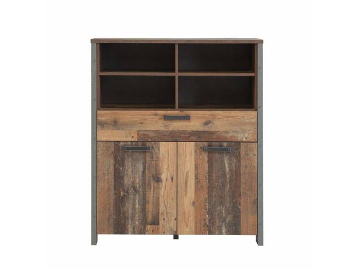 Trendstore Fea Highboard mit Stauraum und Ablageflächen Industrial, Modern