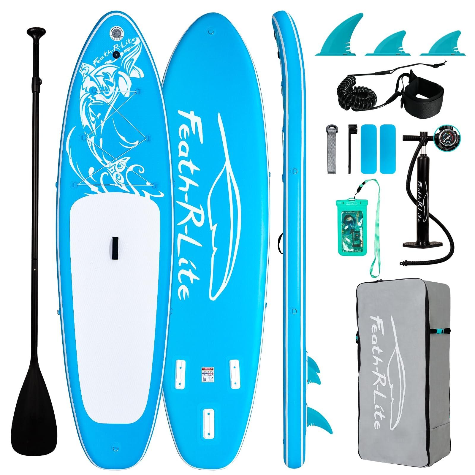 Aufblasbares Stand-Up-Paddleboard mit Zubehör