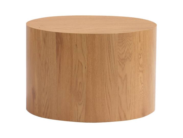 Xora Beistelltisch, Eiche, rund, Sockel, 60x40x60 cm, Wohnzimmer, Wohnzimmertische, Beistelltische