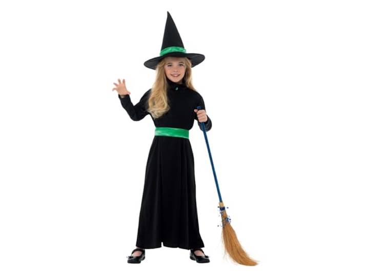 Smiffys Wicked Witch Costume, Black