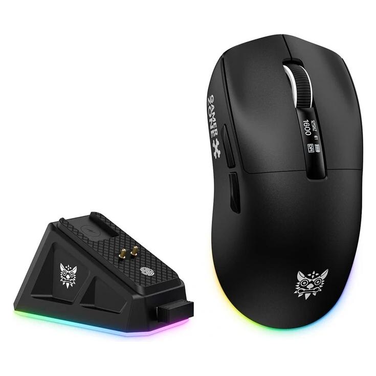 Onikuma DM07 RGB-Gaming-Maus (Schwarz) (Kabelgebunden) (DM07)