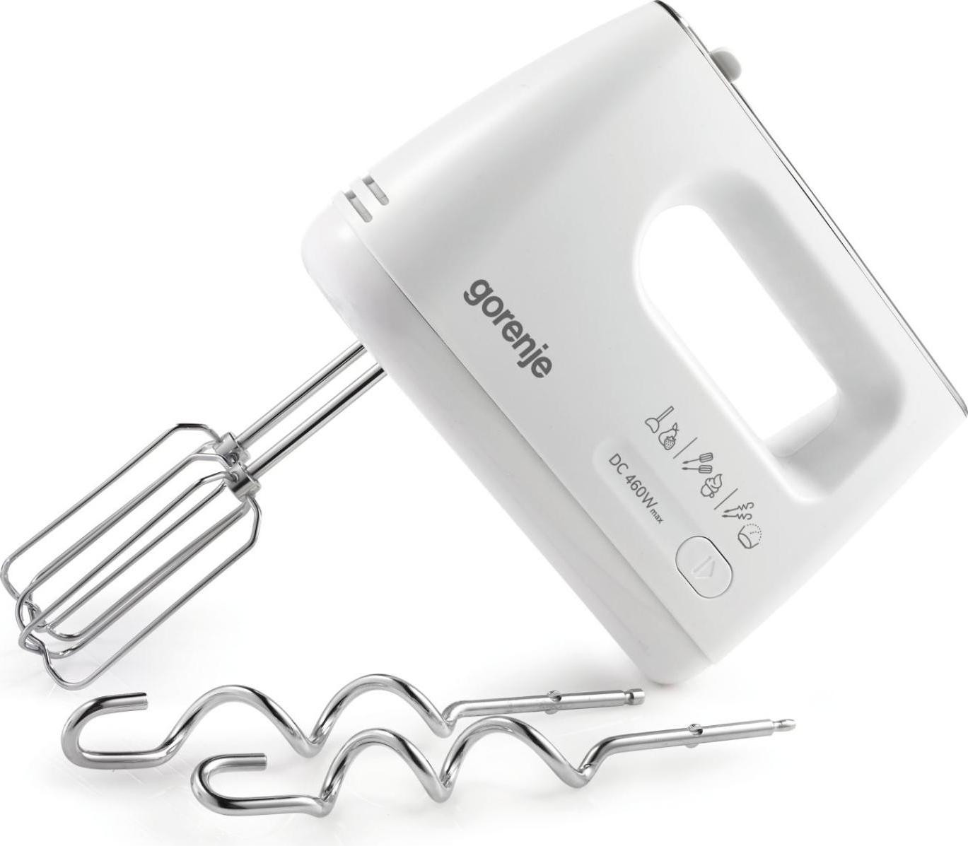 Gorenje M460CDC Handmixer Wit met Knopbediening en Kunststof behuizing