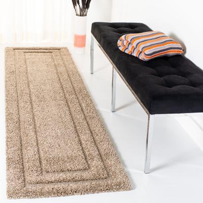 SAFAVIEH Florida Shag Carlinde Border 1.2-inch Thick Rug
