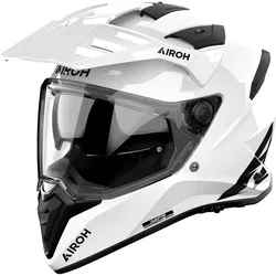 Airoh Bandit Solid, Endurohelm - Weiß/Schwarz - L