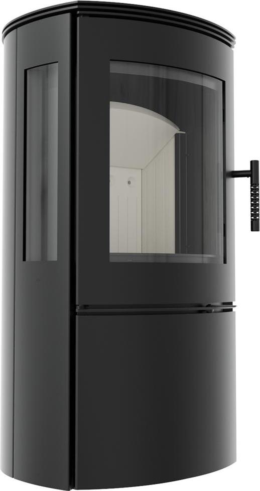Kaminofen aus stahl KRATKI FALCON VIEW Ø 150 10 kW