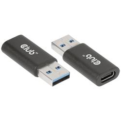 club3D USB-Adapter USB 3.2 Gen1 USB-A Stecker, USB-C® Buchse 0 mm Schwarz CAC-1525