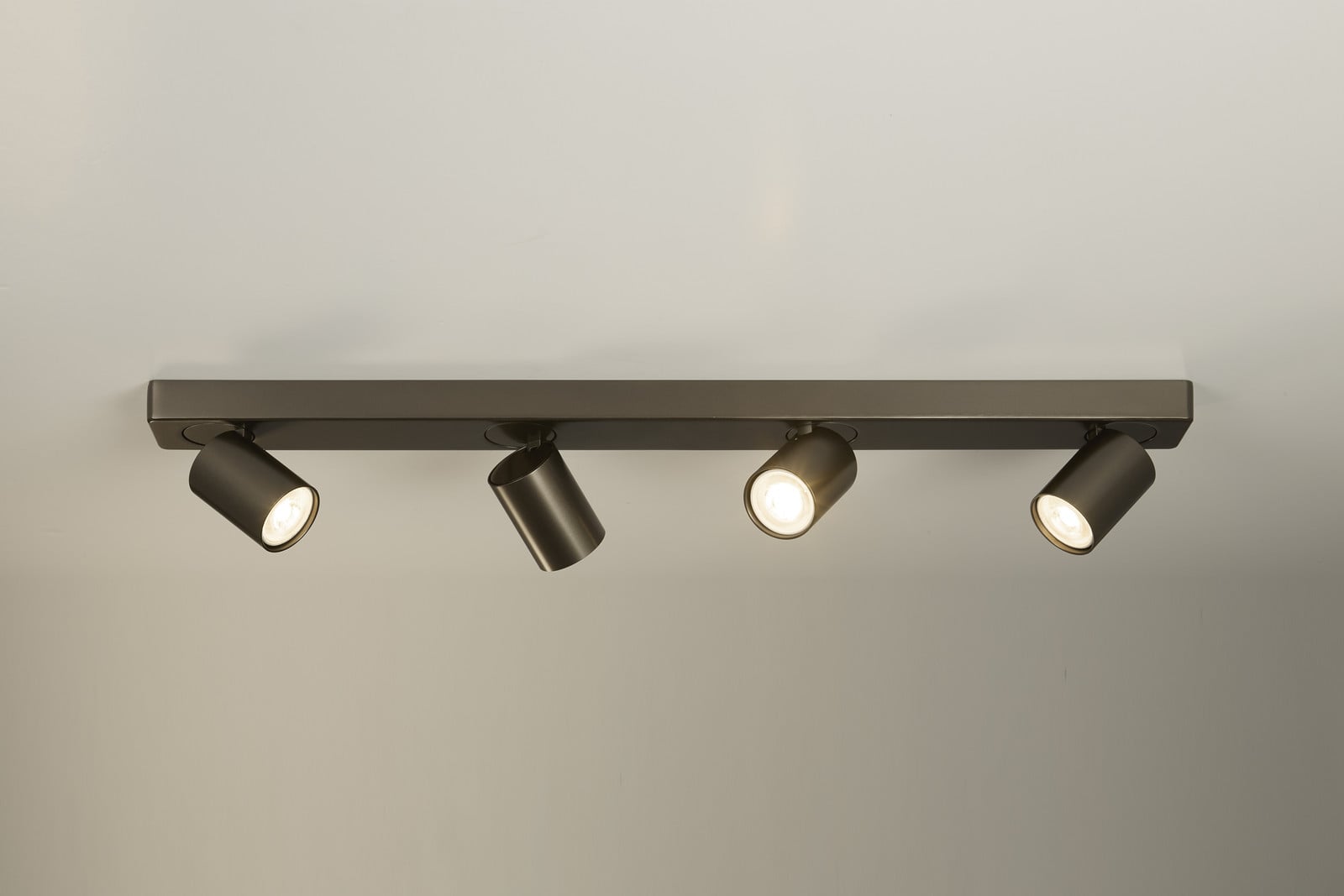 Lyora Plafondlamp Moon 4 rechthoekig brons