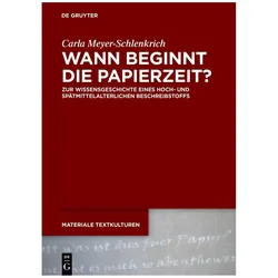 Wann beginnt die Papierzeit?, Fachbücher von Carla Meyer-Schlenkrich