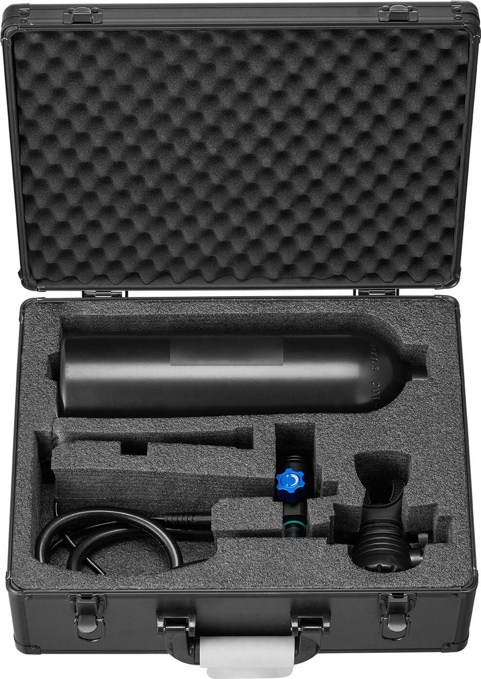 Mini-Tauchflasche, 2 l tragbare Tauchflasche zum Atmen unter Wasser, wiederverwendbare Tauchflasche für bis zu 35 Minuten Tauchzeit, Notfall-Ponyflasche mit Rucksack und Tasche zum Schnorcheln