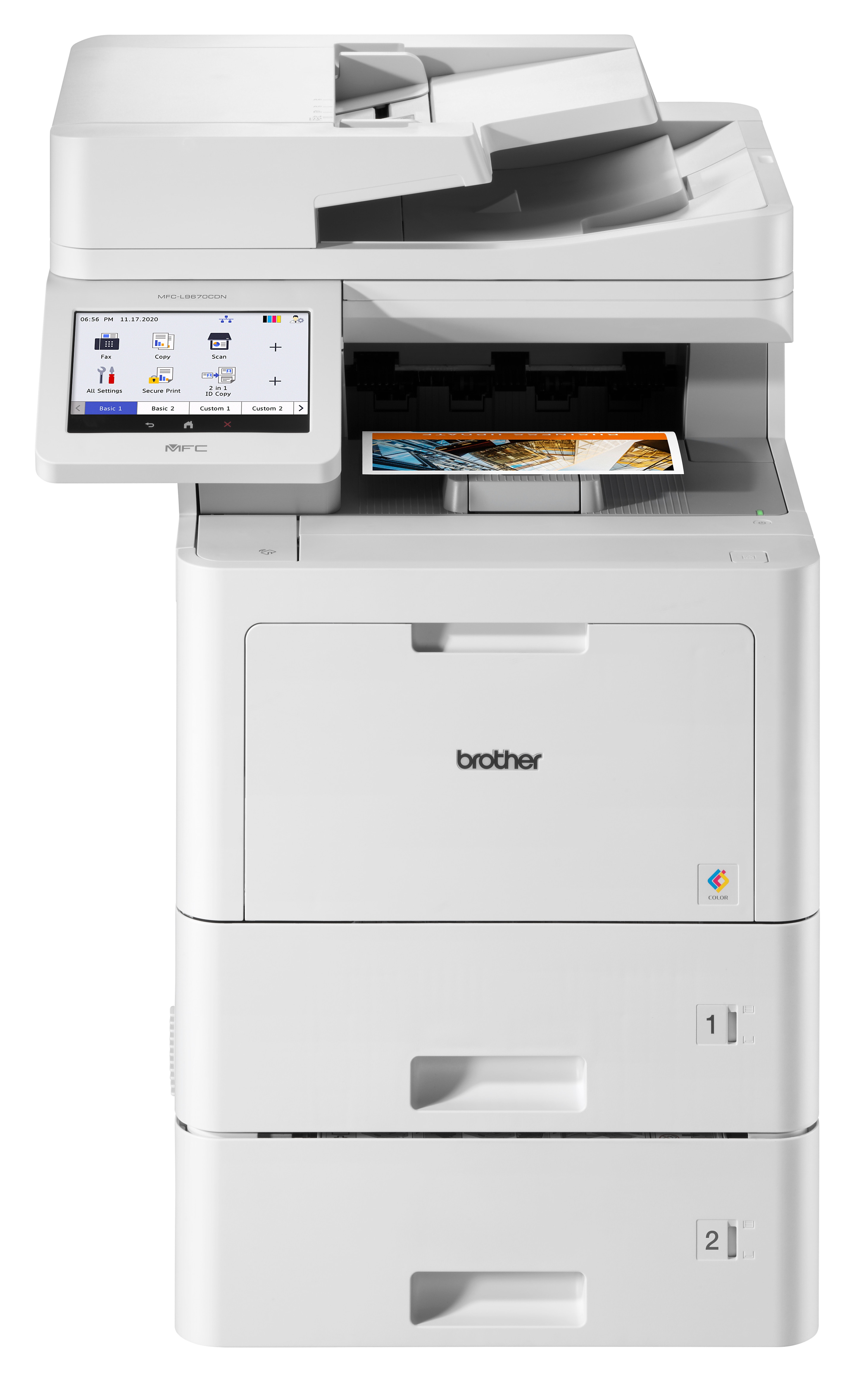 Brother MFC-L9670CDNT Farblaser-Multifunktionsdrucker Scanner Kopierer Fax LAN