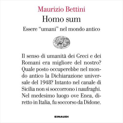 Homo sum - Maurizio Bettini, Audio, 9788858490556
