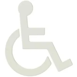 HEWI Symbol Rollstuhl Serie 801 8019103099 selbstklebend reinweiss