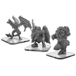 Privateer Press Übersee Bomber Ape, Stalker, Shrieker Monsterpocalypse Protectors Alternate Elite Units (metal)