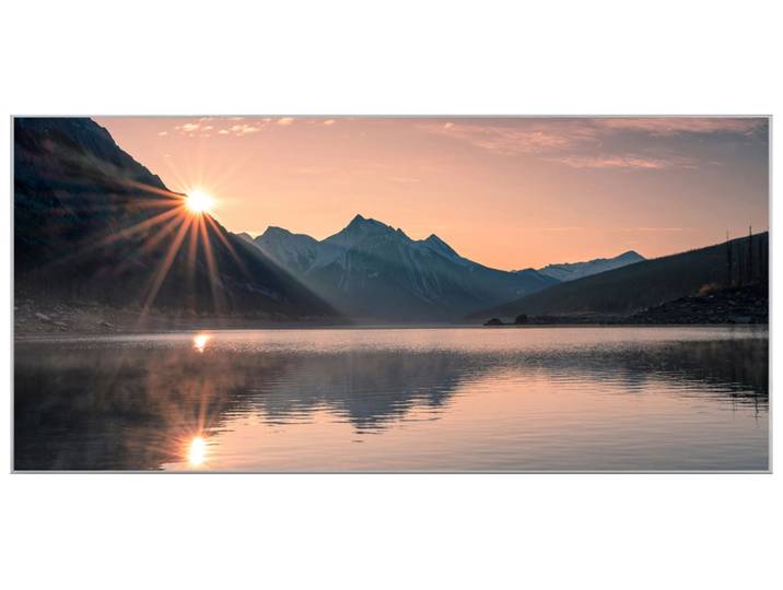 Bild mit Rahmen Träumerisches Bergpanorama image LAND