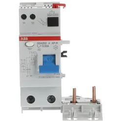 ABB DDA202A-63/0.03AP-R FI-Block für S202/S302 2P, Typ A, 63A, 30mA, kurzzeitverzögert 2CSB202401R1630 DDA202A63003APR