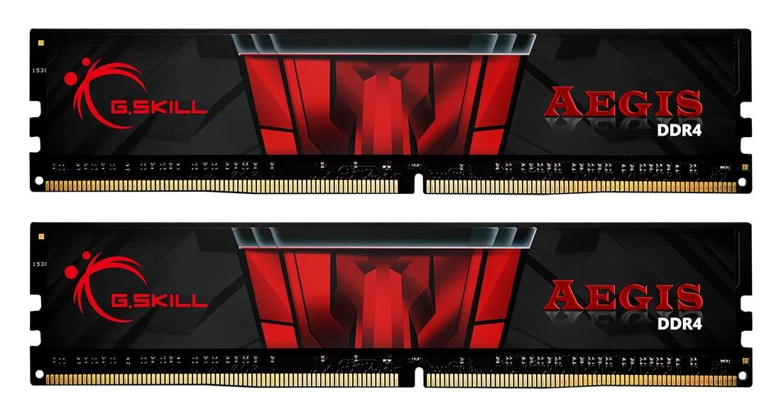 G.Skill Aegis 32GB (2x 16GB) Kit DDR4 3000 MHz F4-3000C16D-32GISB