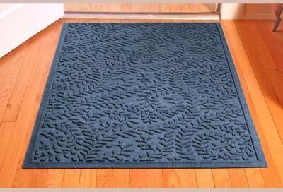 Bungalow Dba Matterly Boxwood Estates Doormat 60 x 36, 60 x 36, Navy