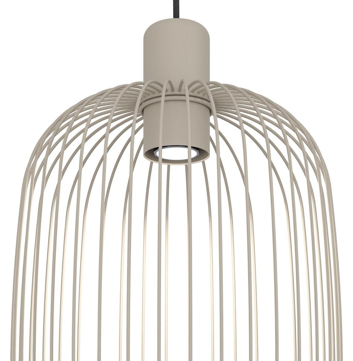 Eglo Lodods 902479 Moderne Hanglamp Beige van Metaal