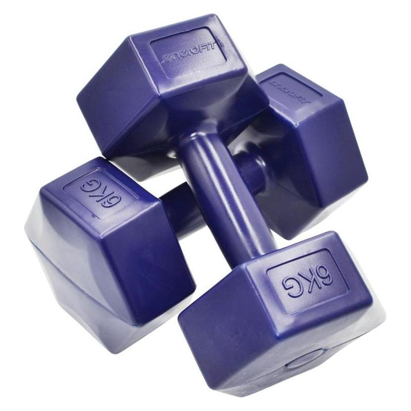Enero Zestaw Hantli Kompozytowych 2x6 kg Fit (2 x 6 kg) (65350607)