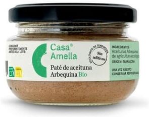 Casa Amella Paté Azeitona Arbequina Sem Glúten Bio 100g